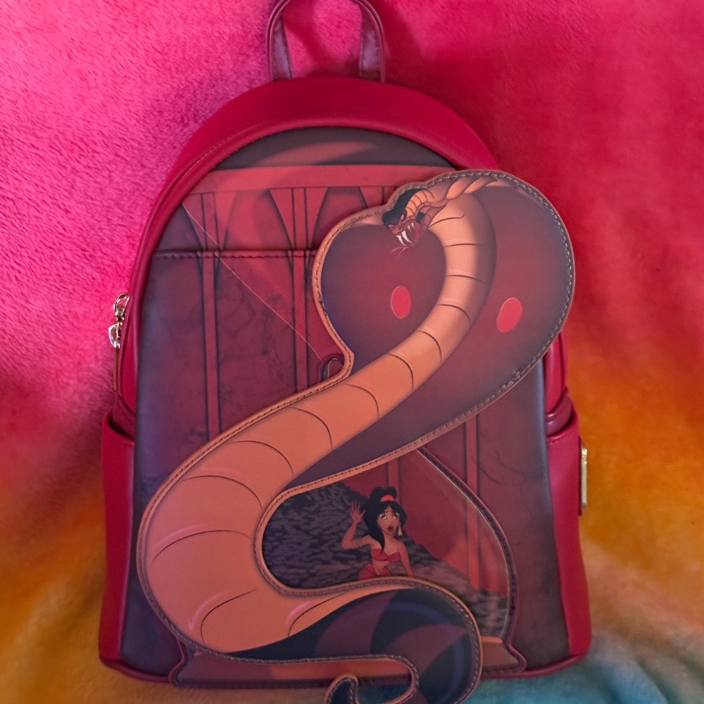 NEW! Loungefly Red Jasmine Backpack